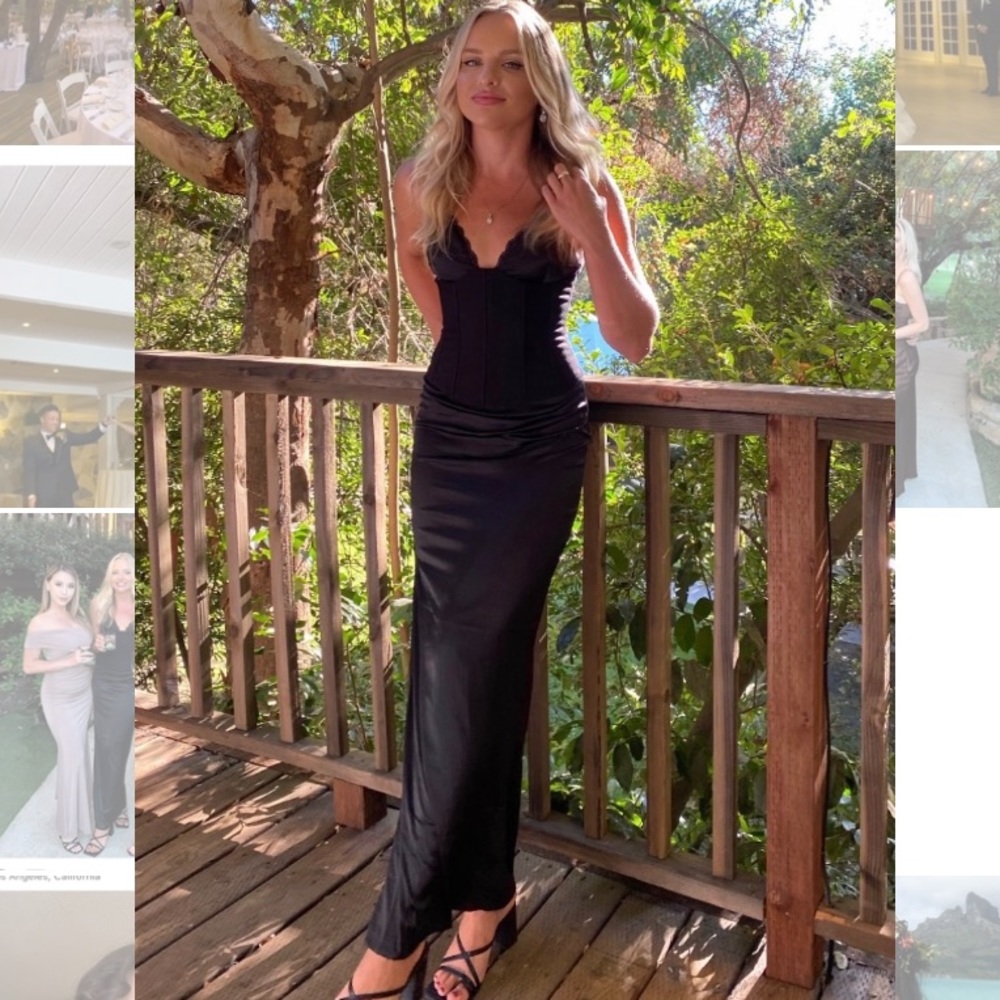 long elegant dress perfect for a wedding or a classy night out NWT
